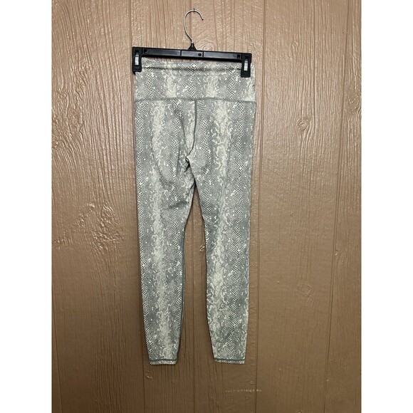 Varley Luna Legging 25" Olive Viper Green Snake Print Gym Run Yoga Size XS - Picture 6 of 6
